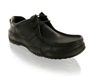 Barratts Unusual Ruched Front Lace Up Shoe