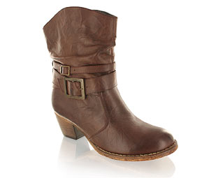Barratts Western Boot With Buckle Feature