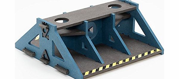 Base Ace 3D Play Platform Kit 1 Black-Blue, Mini Figure Adventures