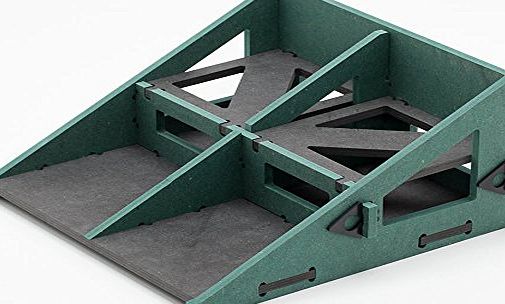 Base Ace 3D Play Platform Kit 2 Black-Green, Mini Figure Adventures