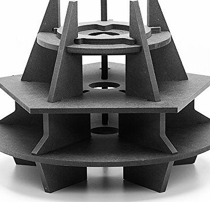 Base Ace 3D Play Platform Kit 3 Black, Mini Figure Adventures