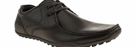 Base London Black Armour Asymmetric Shoes