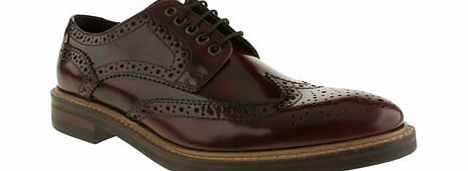 Base London Burgundy Manor Brogue Shoes
