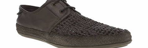 Base London Dark Brown Festival Lace Shoes