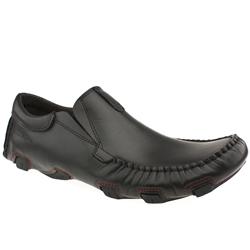 Base London Male Crocodile Twin Gusset Leather Upper in Black, Tan