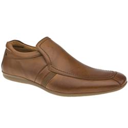 Base London Male Pimple Layer Slip Leather Upper in Tan