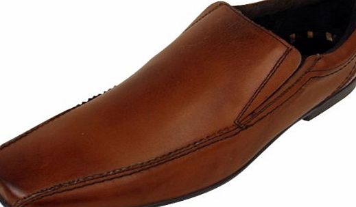 Base London Mens Base London Yield Leather Formal Shoes Slip On Designer Smart Tan Shoe 6