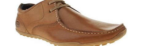 Base London Tan Armour Asymetric Shoes