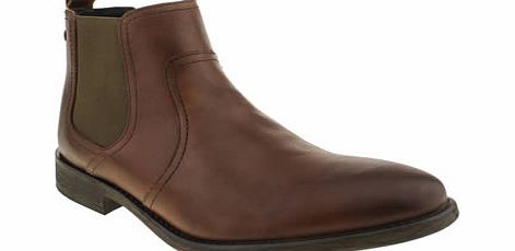 Base London Tan Engine Chelsea Shoes