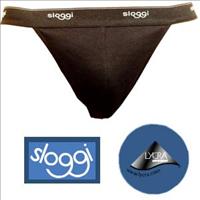 Basic Black Tanga Underwear by Sloggi