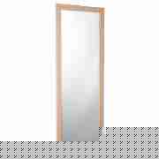 BASIC Mirror - Beech Wood Effect 30x90cm