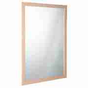 BASIC Mirror - Beech Wood Effect 50x76cm