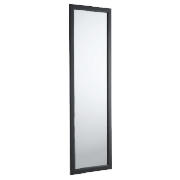 Basic Mirror - Black 38x127cm