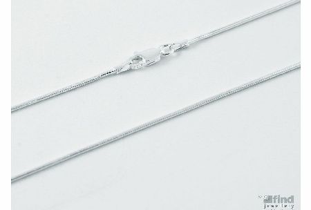 Basics 18` Sterling Silver Snake Chain