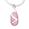 Basics Pink Mother of Pearl Drop Pendant