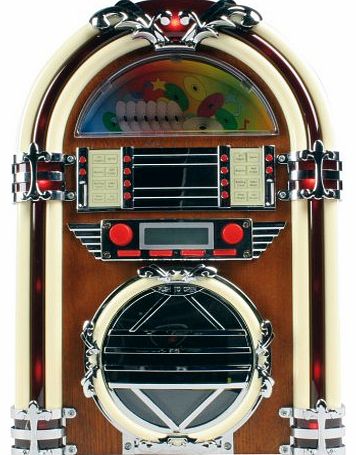 Retro jukebox with AM / FM radio and CD-player