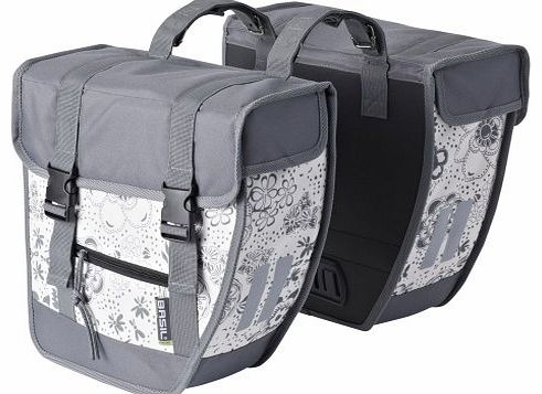 Tour XL Jada Double Pannier Bike Bag Marble Grey 40L