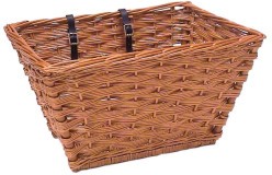 Basil Wicker Jumbo Rectangular Basket and Leather Staps (Extra Large) 2008