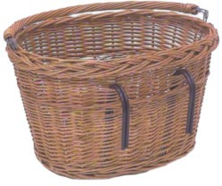 Basil Wicker Oval Front Basket with Handlebar Mount 2008