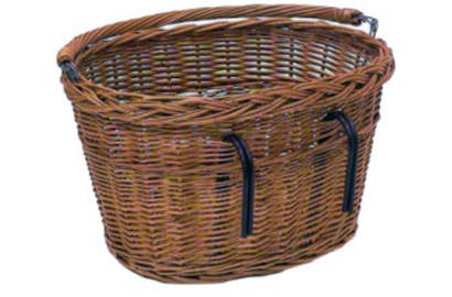 Basil Wicker Oval Front Basket