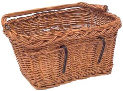 Basil Wicker Rectangular Front Basket with