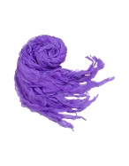 Ruffled Silk Stole