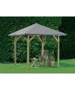 - Wooden Garden Canopy - Width 218cm