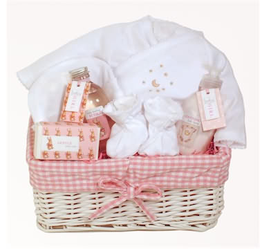 Bath Girl Welcome Gift Basket