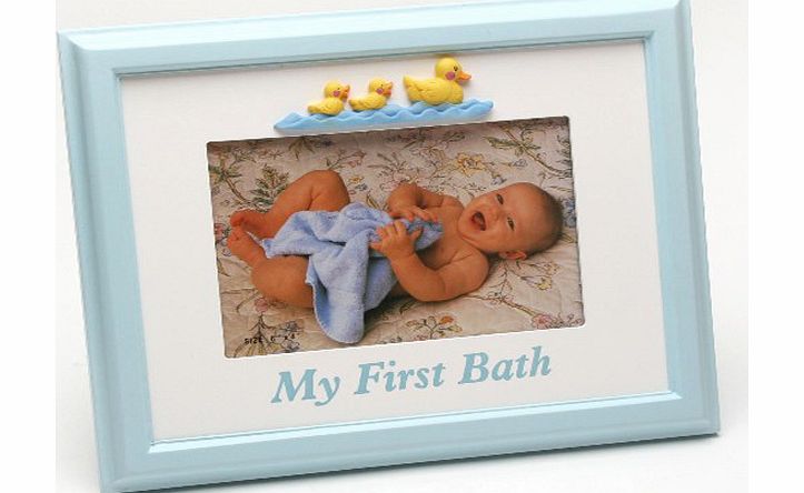 Time Baby Frame Blue Baby Boy