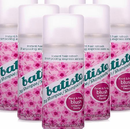 Batiste Dry Shampoo Blush Travel Size 6 Pack