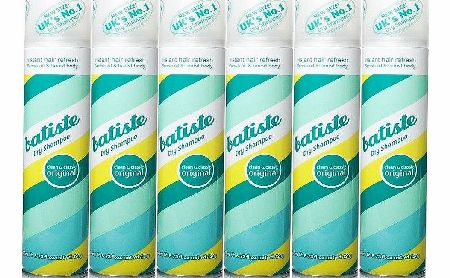 Batiste Dry Shampoo Original 6 Pack