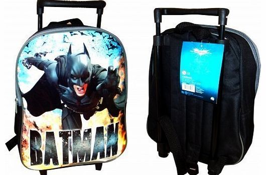 BATMAN  The Dark Knight Rises PVC Front Junior Wheeled Bag