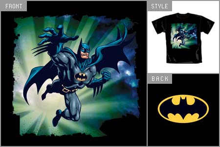 BATMAN (Distressed Jump) T-shirt cid_7231TSBP
