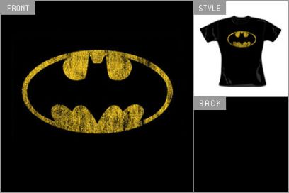 Batman (Distressed) Skinny T-shirt