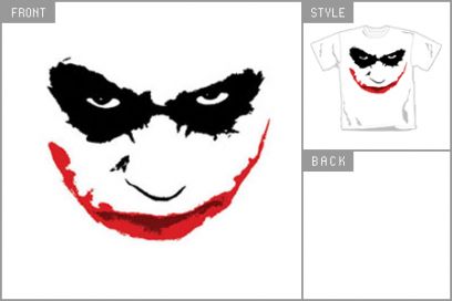 Logo Designshirt on Batman  Joker Face  T Shirt   Review  Compare Prices  Buy Online