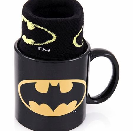 BATMAN Logo Mug and Socks Gift Set