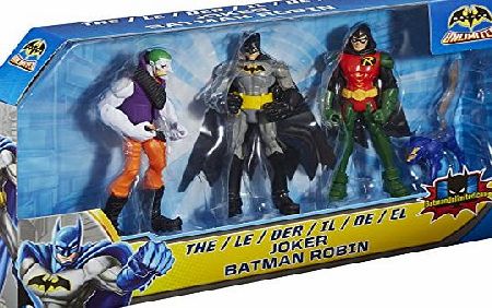 Batman Unlimited Robin and The Joker Figure (Pack of 3)