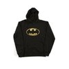 batman Zip Hoodie - Distressed Shield (Black)