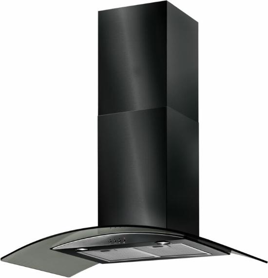 Baumatic BT9.3BGL 90cm Chimney Hood in Black and