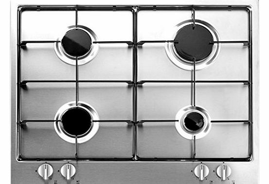 Baumatic BYHG604.5SS Unbranded Gas Hob Built In Stainless Steel