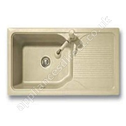 Baumatic Large Bowl Sink with Reversible Drainer
