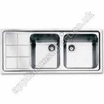 Baumatic Two Bowl Sink and Left Hand Drainer **SAVE andpound;87**