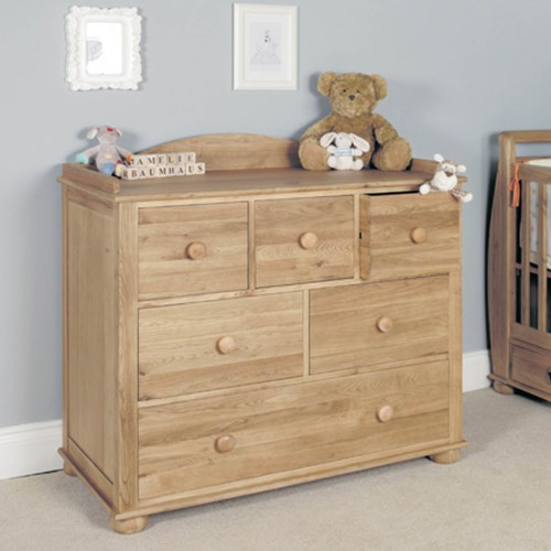 Amelie Oak Changer/Chest of Drawers