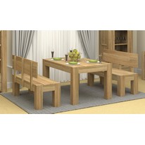 Baumhaus Atlantic Solid Oak Dining Table