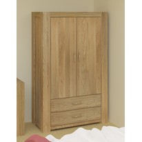 Baumhaus Atlantic Solid Oak Double Wardrobe