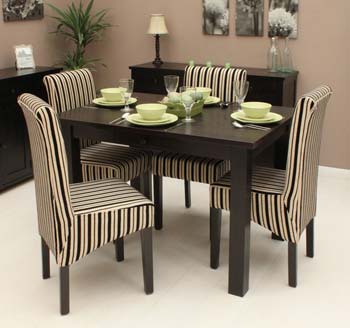 Baumhaus Kahla Solid Ash Storage Rectangular Dining Set