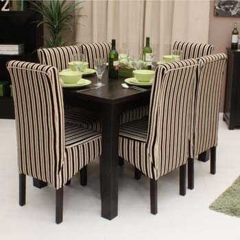 Baumhaus Kahla Solid Ash Wide Rectangular Dining Set