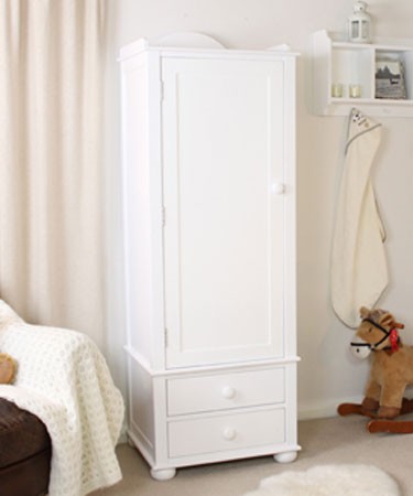 Baumhaus Nutkin Childrens Single Wardrobe With Drawers