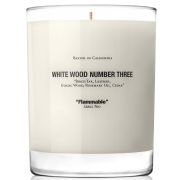 Baxter of California White Wood Candle Number 3