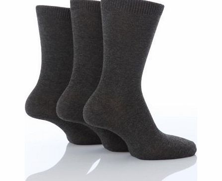 Bay Boys Girls Unisex Cotton Rich School Ankle Socks In Grey And Black Sizes 6-8.5 / 9-12 / 12.5-3.5 / 4-6.5 (6-8.5, Grey)